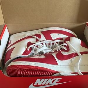 Brand new Nike Terminator High 11.5 red/white